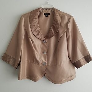 Women's 2 Piece Gold Suit